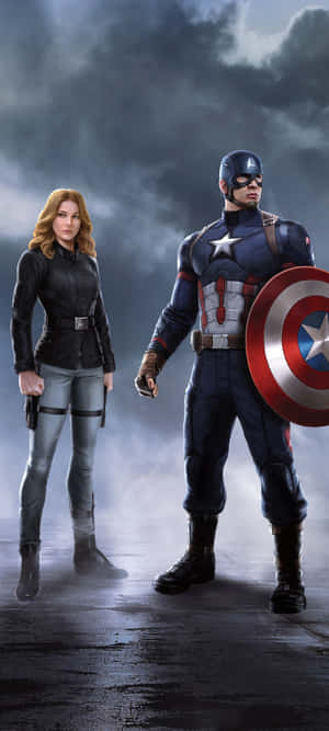 Captain America Film — 20:9 Bakgrunner