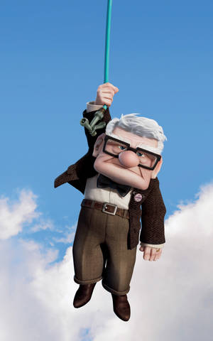 Carl Fredricksen Up Filmen bakgrunnsbilde — Galaxy Tab S9 Ultra Bakgrunner