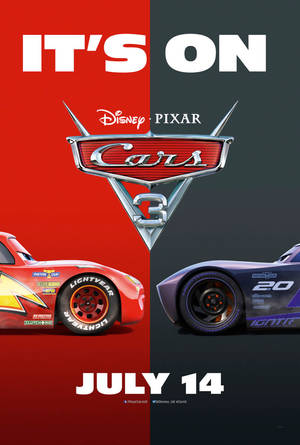 Cars 3 Plakat Lightning vs Jackson — Huawei MatePad Air (2026) Bakgrunner