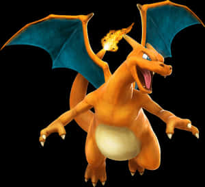 Charizard som puster ild Pokemon