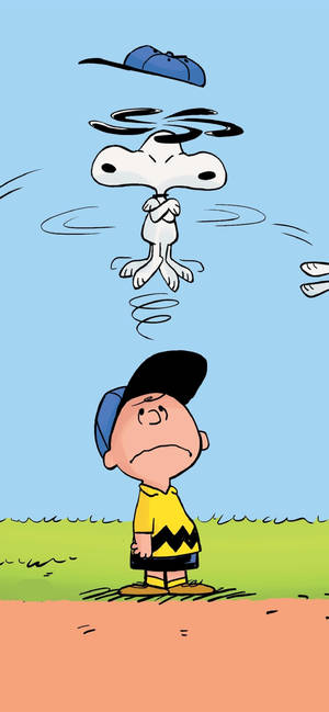 Charlie Brown baseballcaps bakgrunn — iPhone 16 Pro Bakgrunner