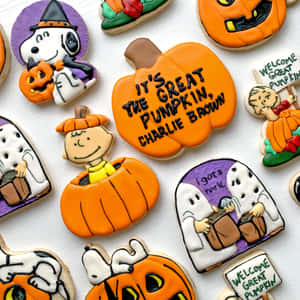 Charlie Brown Halloween-bilder — iPad Pro M4 Bakgrunner