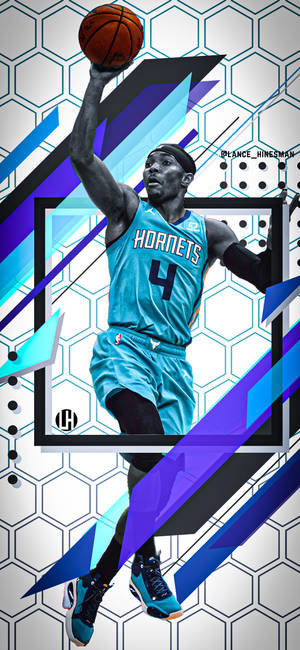 Charlotte Hornets Devonte Graham bakgrunnsbilde — iPhone 17 Pro Max Bakgrunner