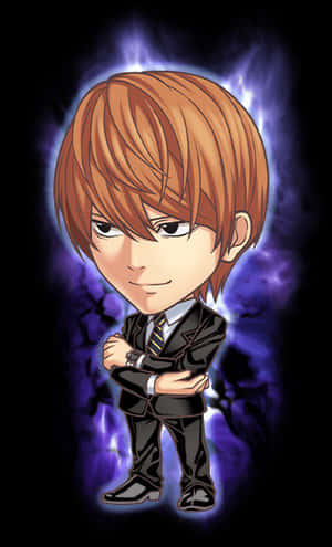 Chibi Light Yagami med Aura