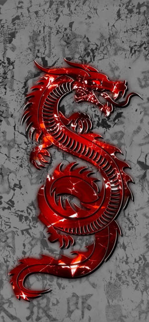 Chinese red Eastern dragon bakgrunnsbilde — iPhone 17e Bakgrunner