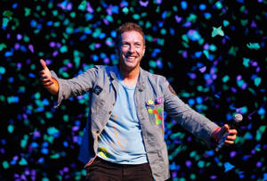 Chris Martin i Auckland bakgrunnsbilde — 3:2 Bakgrunner