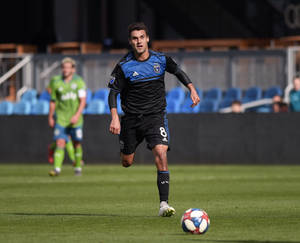 Chris Wondolowski San Jose Earthquakes Spiss — Fotball GIF Bakgrunner