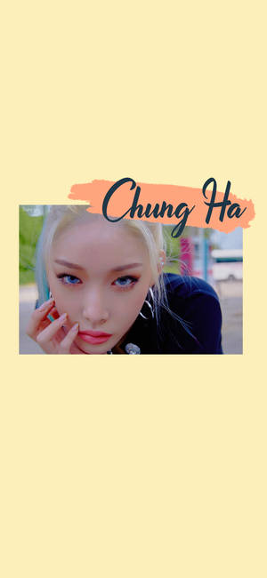 Chungha fanart bakgrunnsbilde — iPhone 17 Bakgrunner