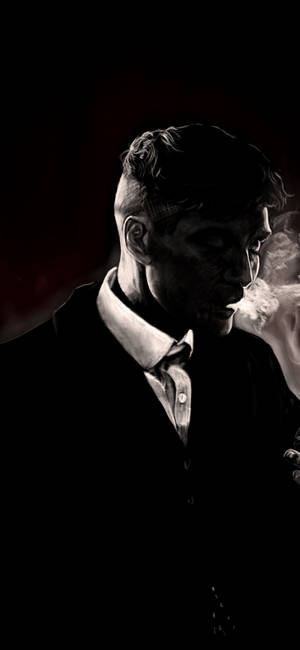 Cillian Murphy svart estetikk bakgrunnsbilde — iPhone 18 Bakgrunner