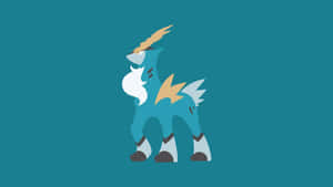 Cobalion cyan bakgrunn