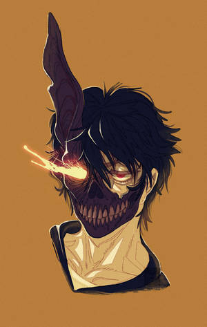 Corpse Husband gul kunst bakgrunn — Galaxy Tab S10+ Bakgrunner