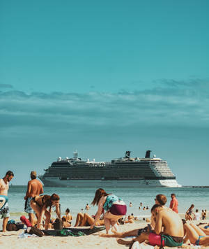 Cruiseskipferie bakgrunnsbilde — Galaxy Z Fold Bakgrunner