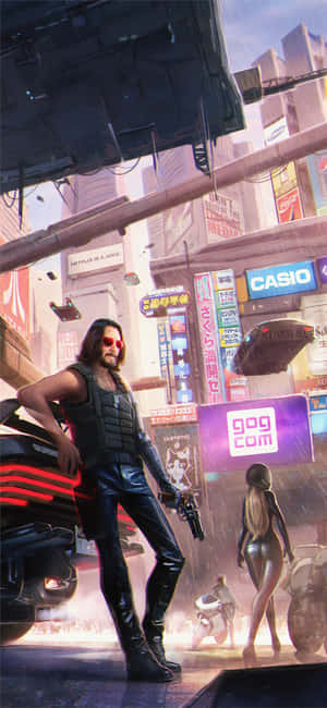 Pixel 3xl Cyberpunk 2077 Bakgrunn — Pixel 8 Bakgrunner
