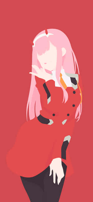 Darling In The Franxx Minimal Anime — Vivo V70 Lite Bakgrunner