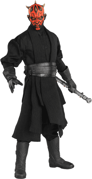 Darth Maul med lyssabel