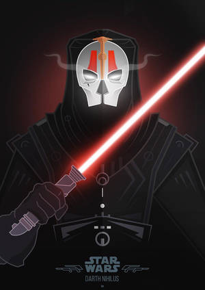 Darth Nihilus vektorkunst bakgrunnsbilde — Oppo Pad 6 Bakgrunner