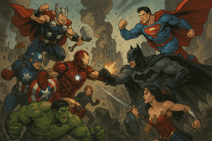 Marvel estetisk bakgrunn, DC Comics bakgrunn, Batman, superheltbakgrunn, Superman, Iron Man, Wonder Woman