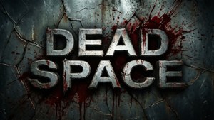 Den ikoniske Dead Space-logoen med en røff, skrekkinspirert tekstur.
