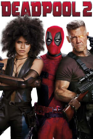 Deadpool 2 - Munnen med Mansjett i Action — Oppo Pad Bakgrunner