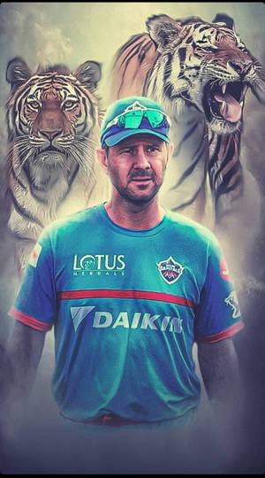 Delhi Capitals Ricky Ponting bakgrunnsbilde — 9:16 Bakgrunner
