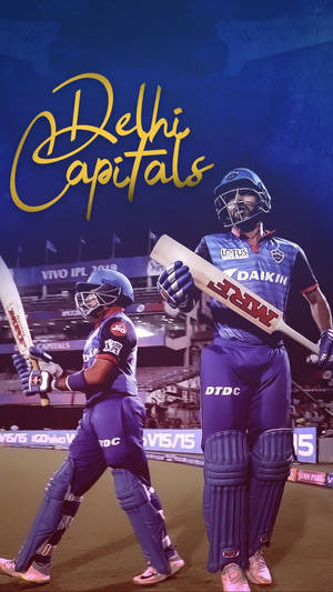 Delhi Capitals slagmann bakgrunnsbilde — 9:16 Bakgrunner