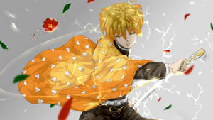 Demon Slayer Bevisstløs Zenitsu — Demon slayer zenitsu Bakgrunner