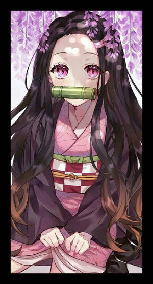 Bakgrunnsbilde Demon Slayer Nezuko — Demon Slayer Nezuko Bakgrunner