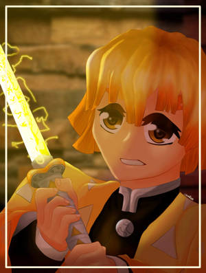 Demon Slayer Redd Zenitsu — Demon slayer zenitsu Bakgrunner