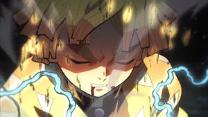 Demon Slayer Skadet Zenitsu — Demon slayer zenitsu Bakgrunner