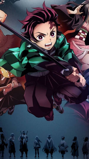 Demon Slayer Telefon Hashiraer — Demon slayer telefon Bakgrunner