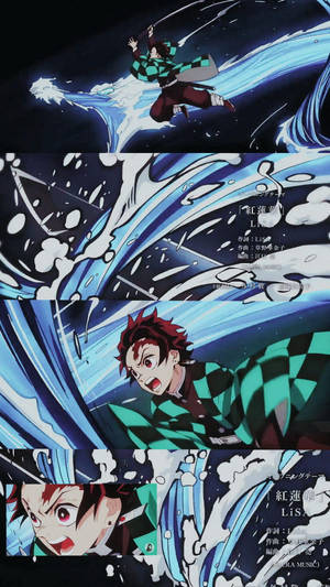 Demon Slayer Telefon Tanjiro Ferdigheter — Demon slayer telefon Bakgrunner