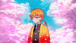 Demon Slayer trist Zenitsu — Demon slayer zenitsu Bakgrunner