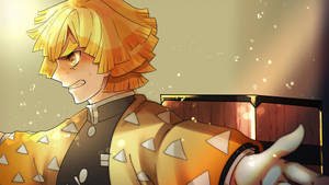 Demon Slayer Zenitsu Beskytter — Demon slayer zenitsu Bakgrunner