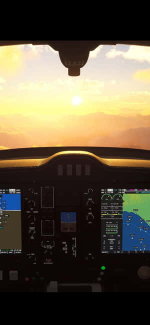 iPhone XS Microsoft Flight Simulator bakgrunn — Xiaomi 15 Ultra Bakgrunner