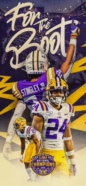 Derek Stingley Jr 2019 NCAA Mestere — Oppo Find X9s Bakgrunner