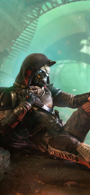 Destiny 2 Iphone Graphic Cayde-6 — Samsung S23 Ultra Bakgrunner