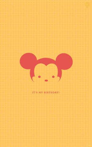 It Is My Birthday Mickey Head — Honor Pad X8b Bakgrunner