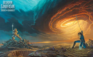 Digitalt kunstbokomslag Words of Radiance — Bokestetikk Bakgrunner