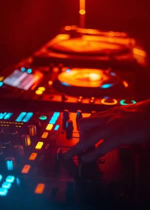 DJ-mikser equalizer bakgrunn — OnePlus Pad 4 Bakgrunner