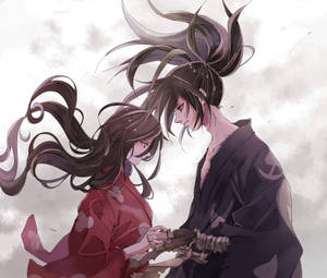 Dororo Estetisk Anime Par — Anime par GIF Bakgrunner