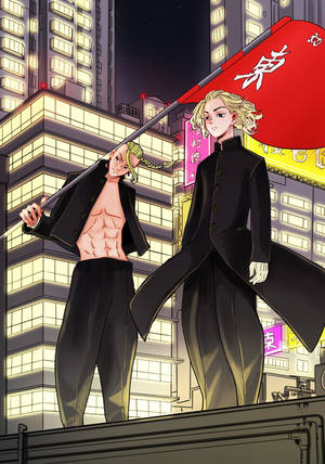 Draken og Mikey Tokyo Revengers — Mikey Tokyo Revengers Bakgrunner