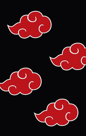 Dristig Akatsuki-logo – Symbol for den mektige Shinobi-klanen — Naruto symbol Bakgrunner