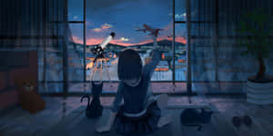 Mørk anime-bakgrunn — Mørk anime GIF Bakgrunner