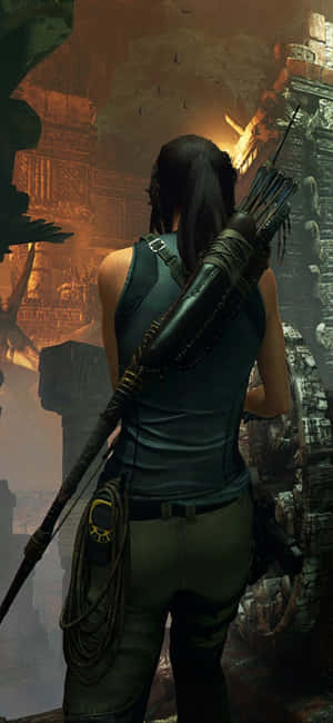 iPhone X Shadow of the Tomb Raider Bakgrunn — Realme P3 Ultra Bakgrunner