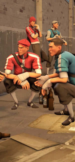 Iphone Xs Team Fortress 2 Bakgrunn — Galaxy S25 FE Bakgrunner