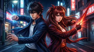 Yuji Itadori og Megumi Fushiguro møter fiender sammen — Jujutsu kaisen Bakgrunner