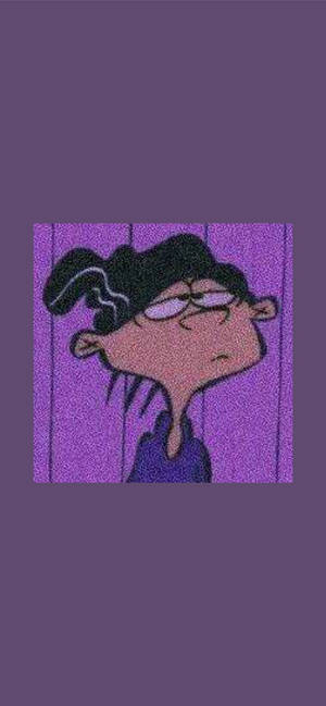 Ed Edd N Eddy lilla estetisk bakgrunnsbilde. — iPhone 16 Pro Max Bakgrunner