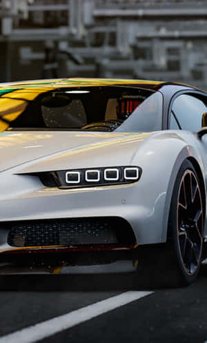 Bugatti-telefon — Tecno Megapad Bakgrunner