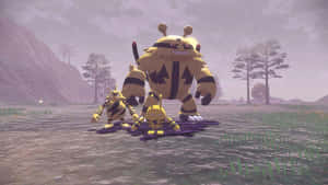 Electabuzz med Electivire og Elekid — Pokemon legends arceus Bakgrunner