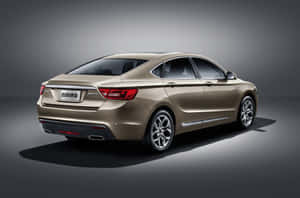 Elegant Geely Sedan i bevegelse — Surface Laptop Bakgrunner